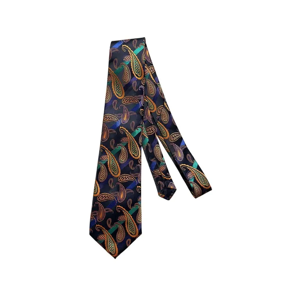 Kailong Hand-Made Paisley Silk Necktie 100% Silk